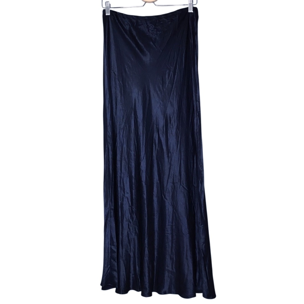 New with Tags NEW StarkX Bias Skirt Dark Navy Blue Flowy Long Maxi Stark X